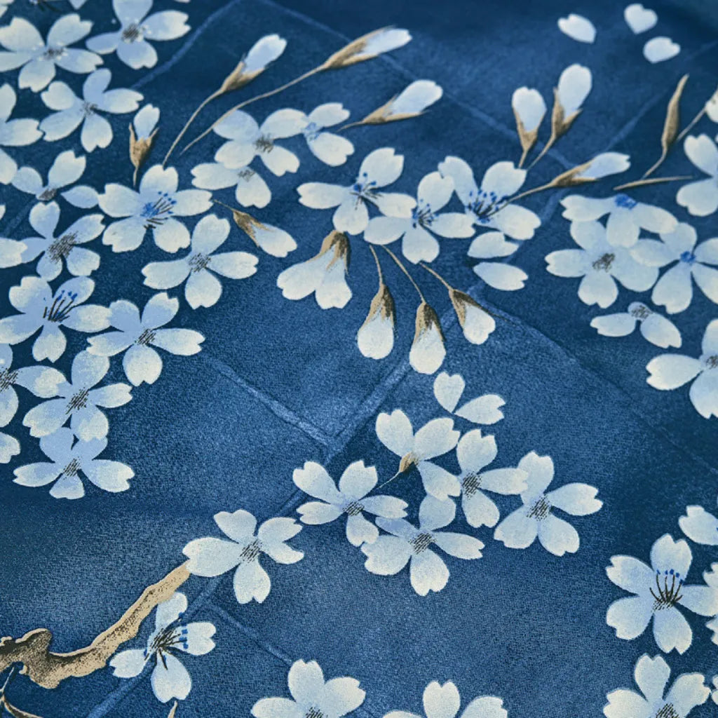 Parure copripiumino Kimono colore Blu