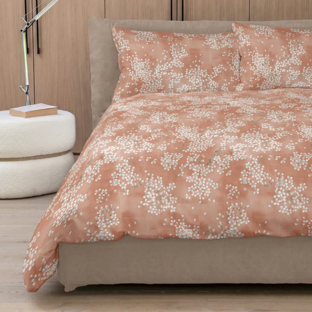 Parure copripiumino Kimono colore Sandalo