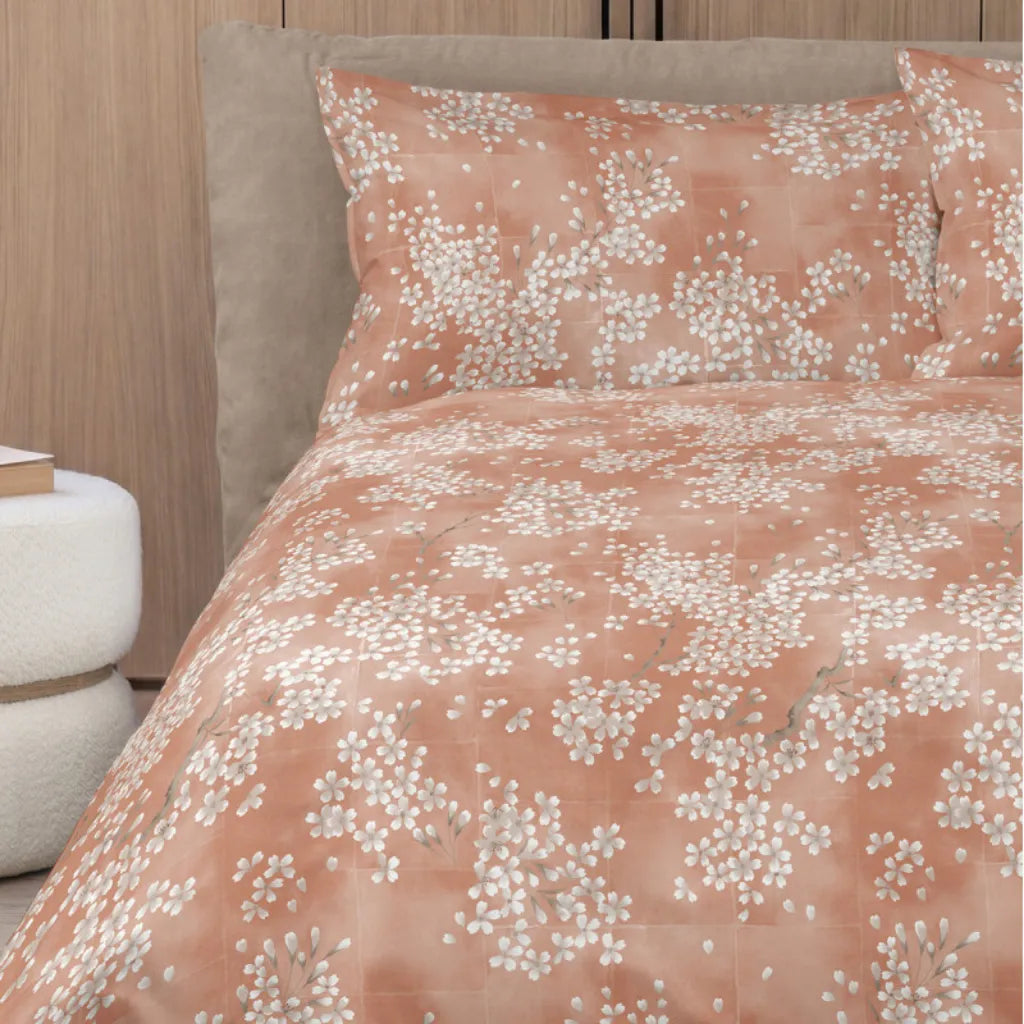 Parure copripiumino Kimono colore Sandalo