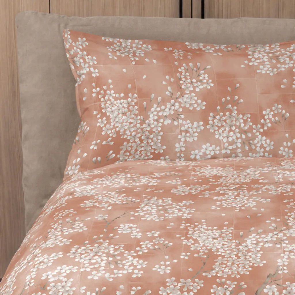 Parure copripiumino Kimono colore Sandalo