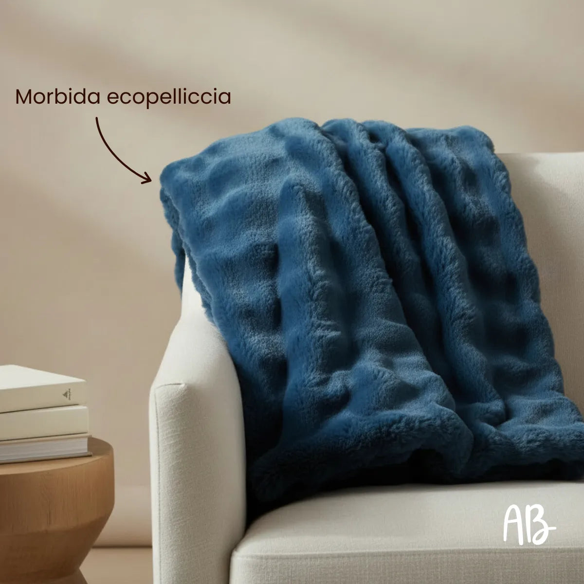 Plaid in ecopelliccia Bubble