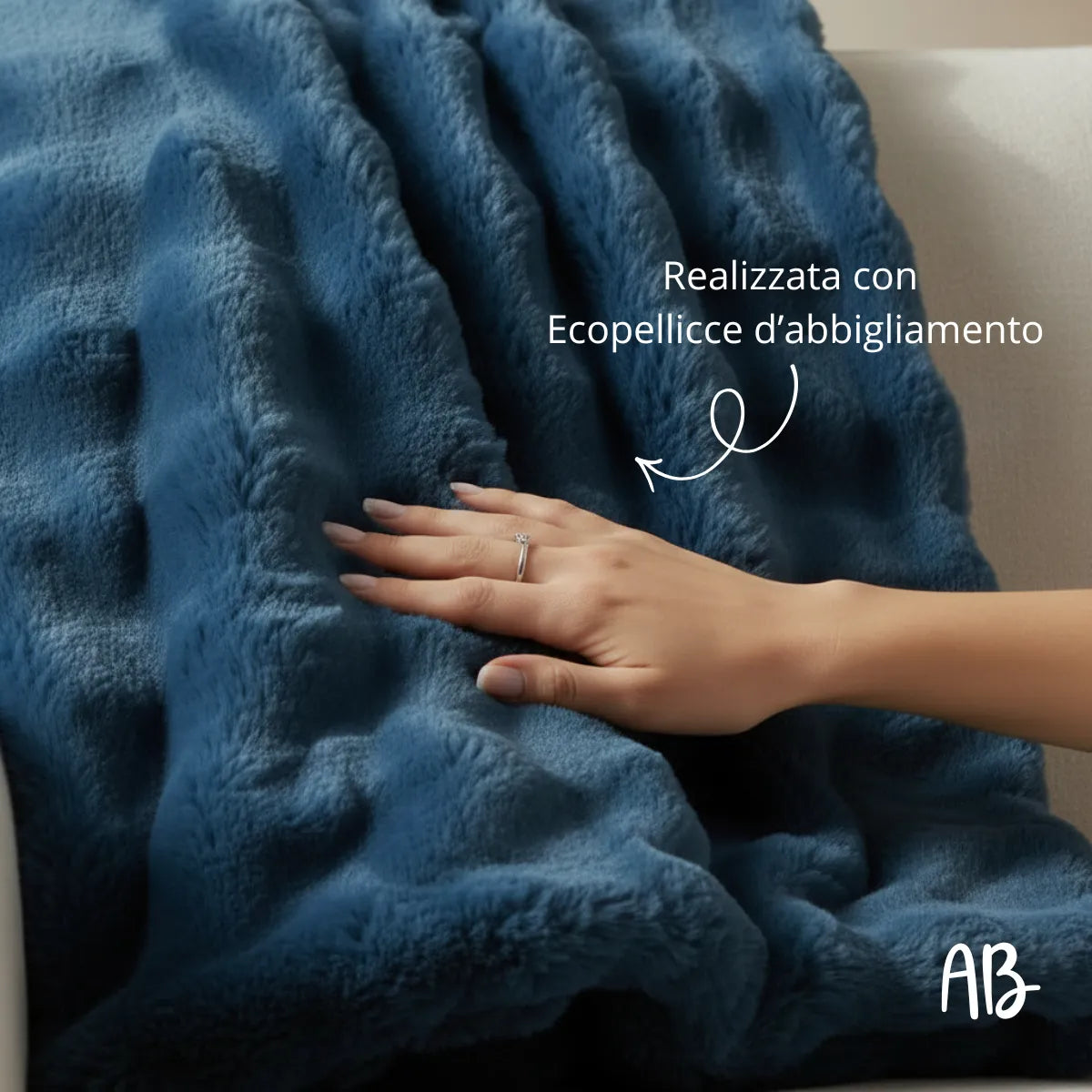 Plaid in ecopelliccia Bubble