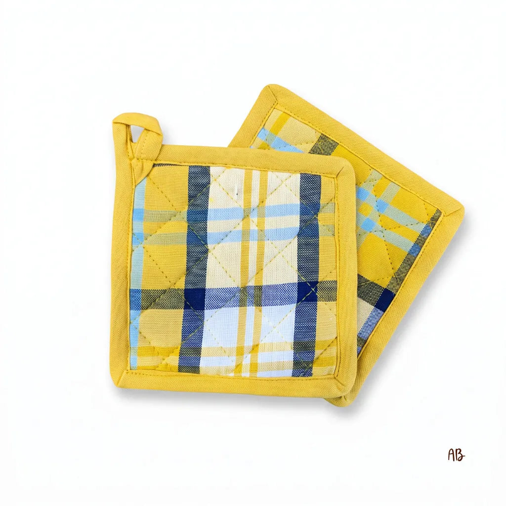 Set 2 presine Madison scozzesi colore Oro