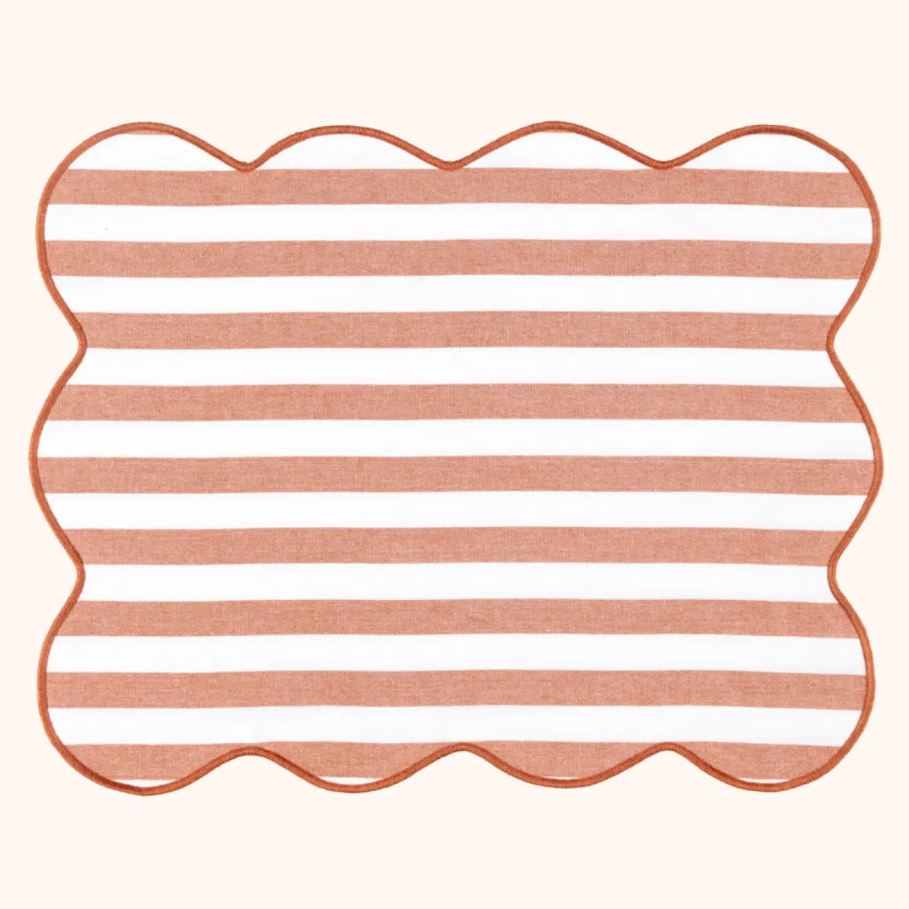 Set 2 placemat Easy Stripes colore Tan