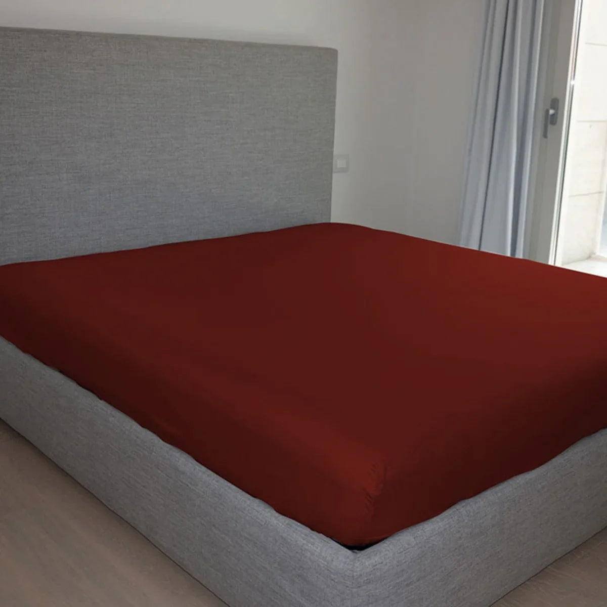 Lenzuolo Sotto con Angoli Lara – Tinta Unita in Cotone