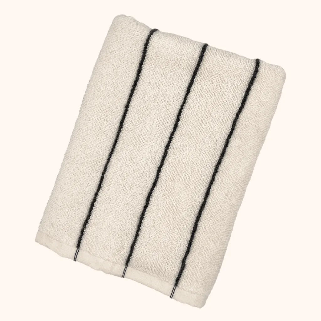 Telo bagno Smart colore Off white-blu
