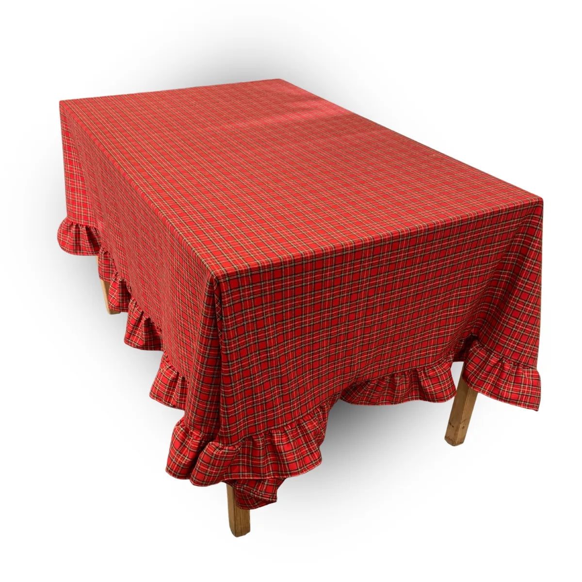tovaglia andrea home natalizia cm 140x270 Tartan colore rosso