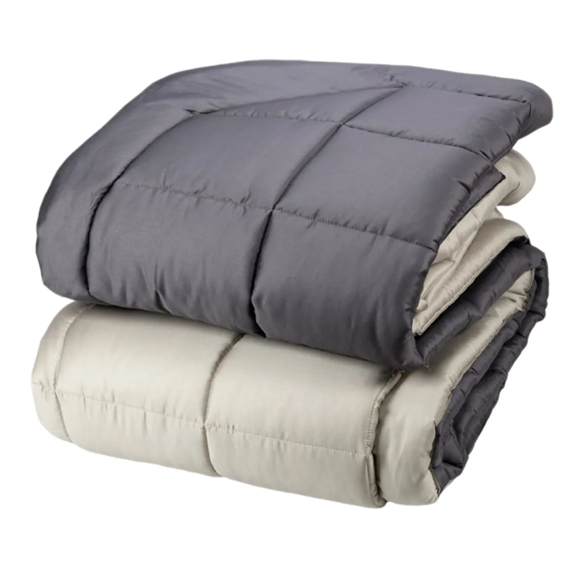 Trapunta Fazzini modello Dialogo colore rosa grigio scuro - beige